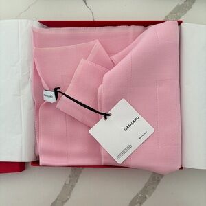 Salvatore Ferragamo 100% Wool Pink scarf
